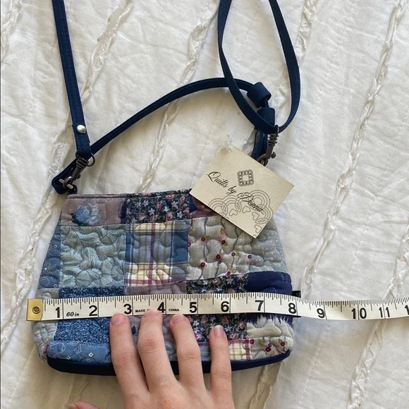 NWT Handmade Quilted Patchwork Shoulder Bag - Picture 9 of 10